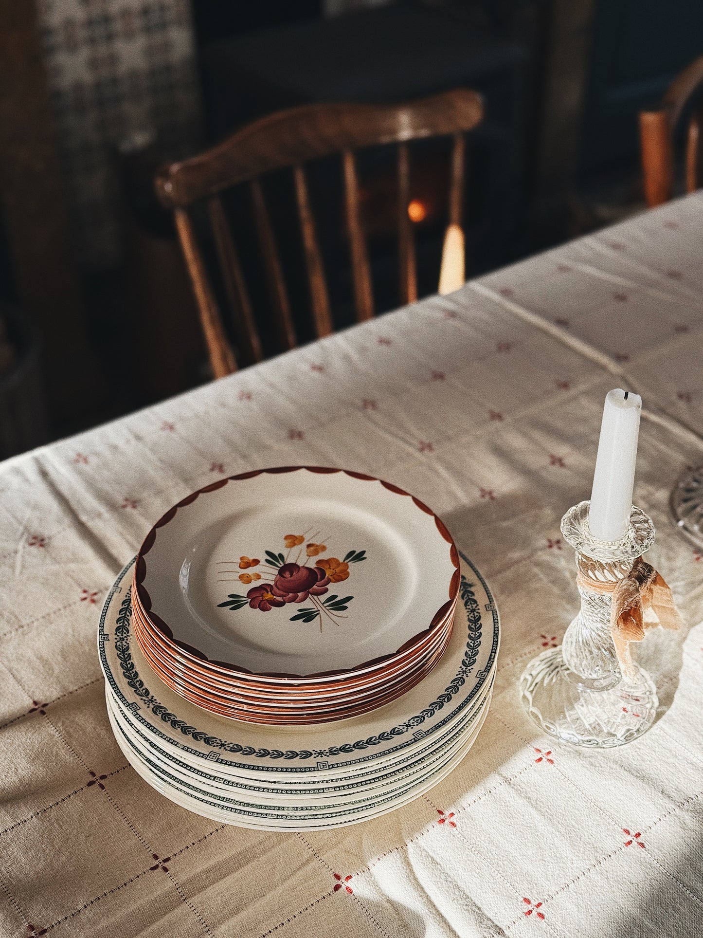 Assiettes à dessert — Anémone