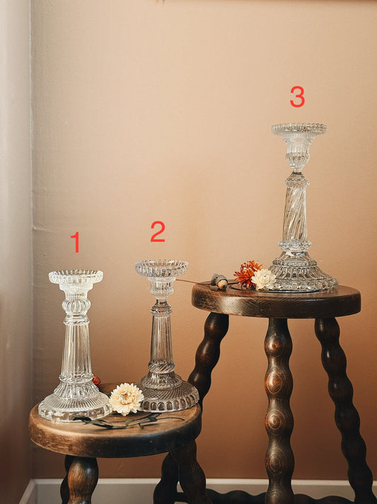 Bougeoirs en verre — Andrea