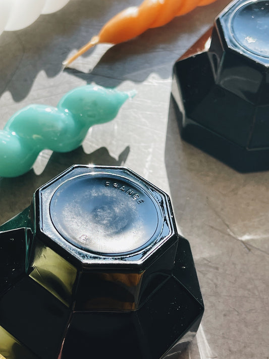 Bougeoirs octogonaux en verre trempé — Andréa