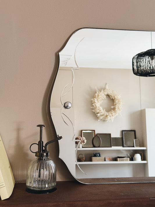 Miroir ancien biseauté — Yvonne