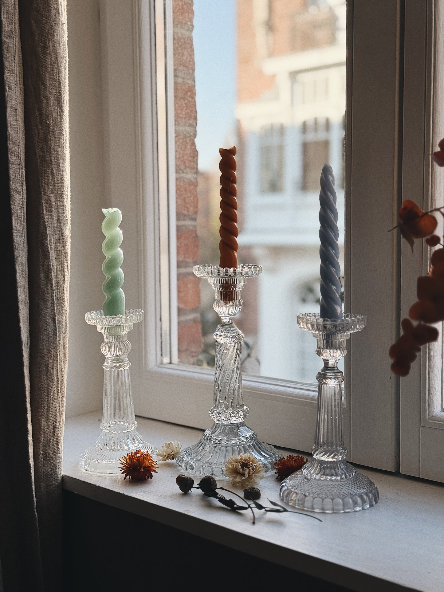 Bougeoirs en verre — Andrea