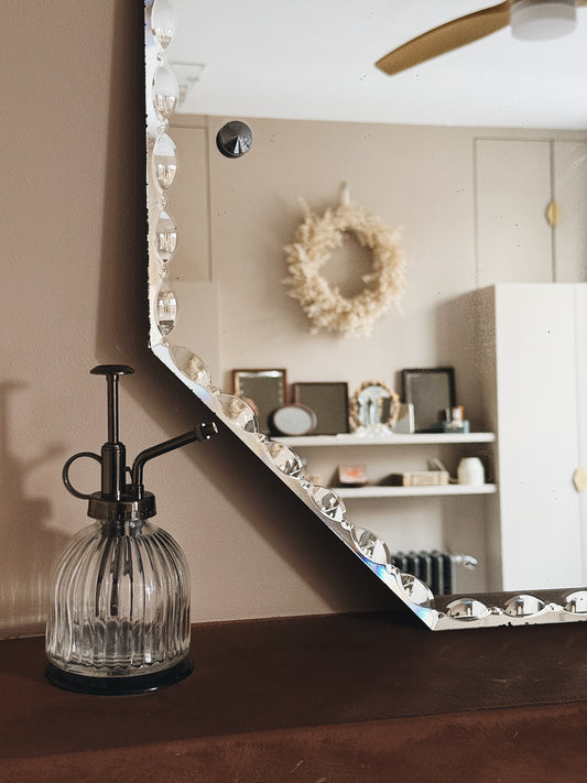 Miroir hexagonal ancien biseauté — Suzon