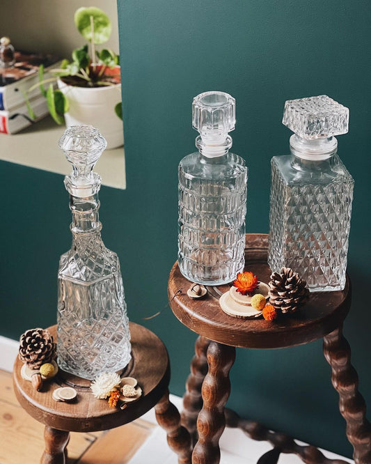 Carafes en verre ciselé — Benjamin