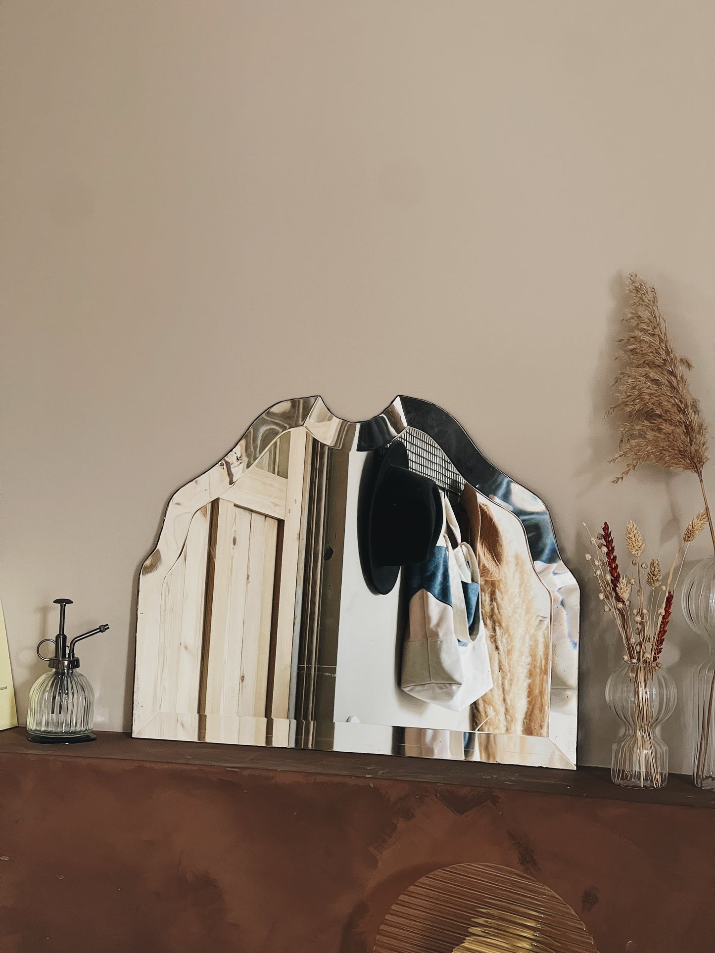 Miroir ancien biseauté — Béryl