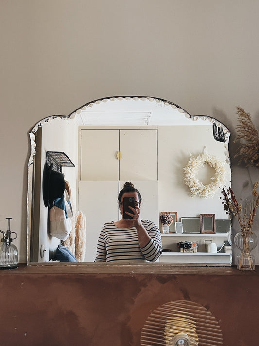 Miroir ancien biseauté — Cléophée