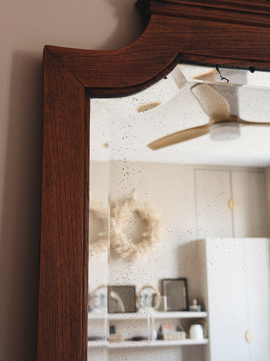 Miroir ancien biseauté — Laurette