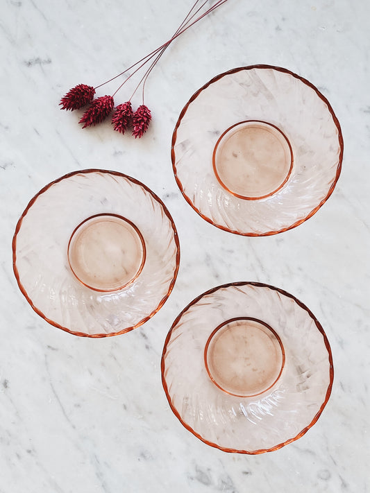 4 coupelles en verre — Rosie