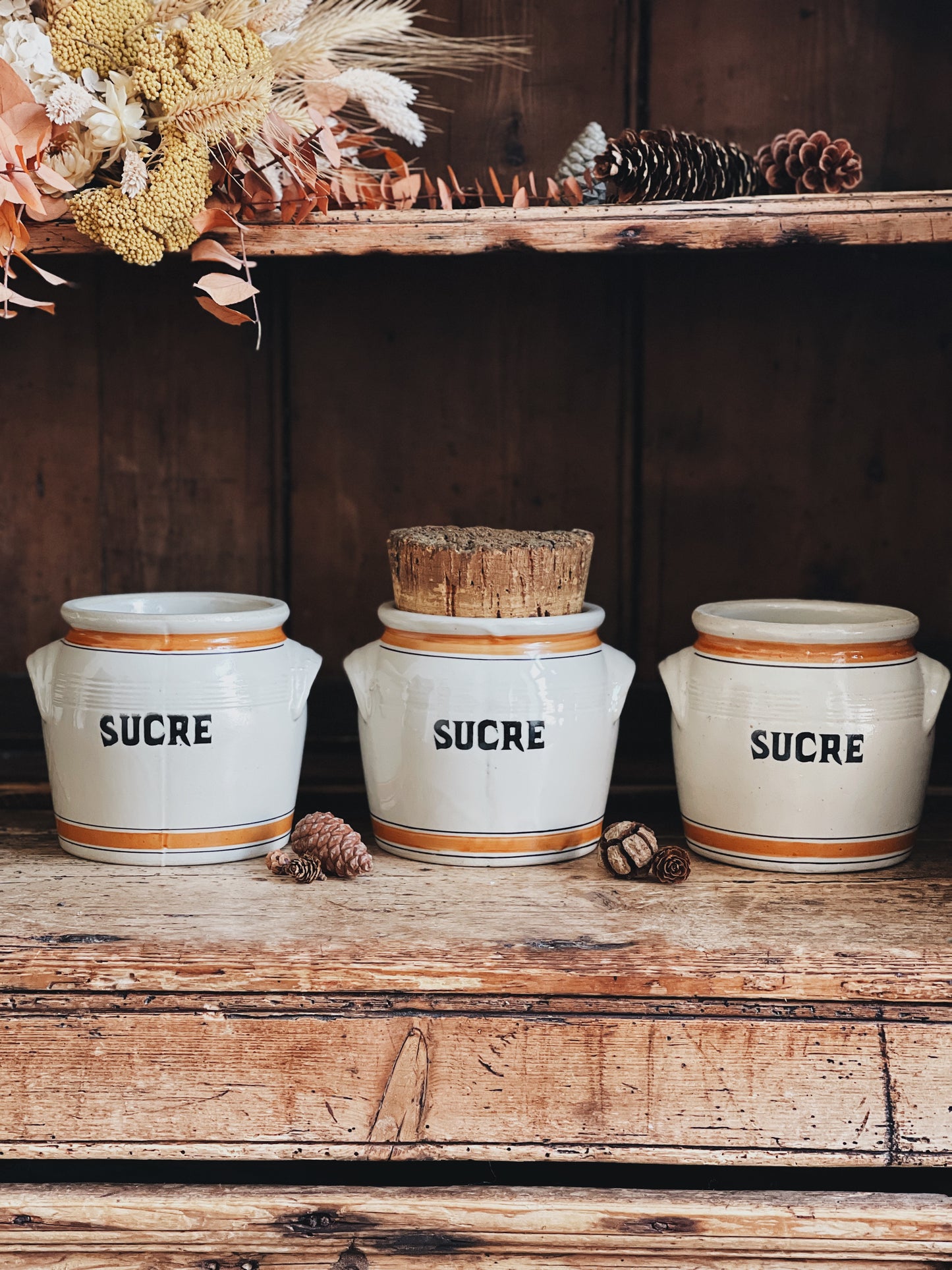 Pots anciens en grès vernissé — Jacques