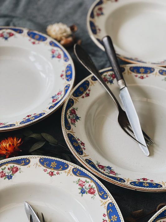 6 assiettes creuses — Victorine