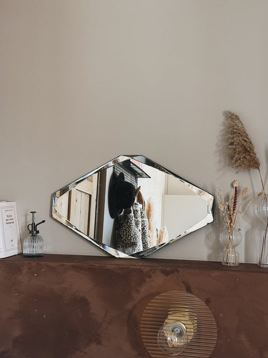 Miroir ancien biseauté — Pierrette