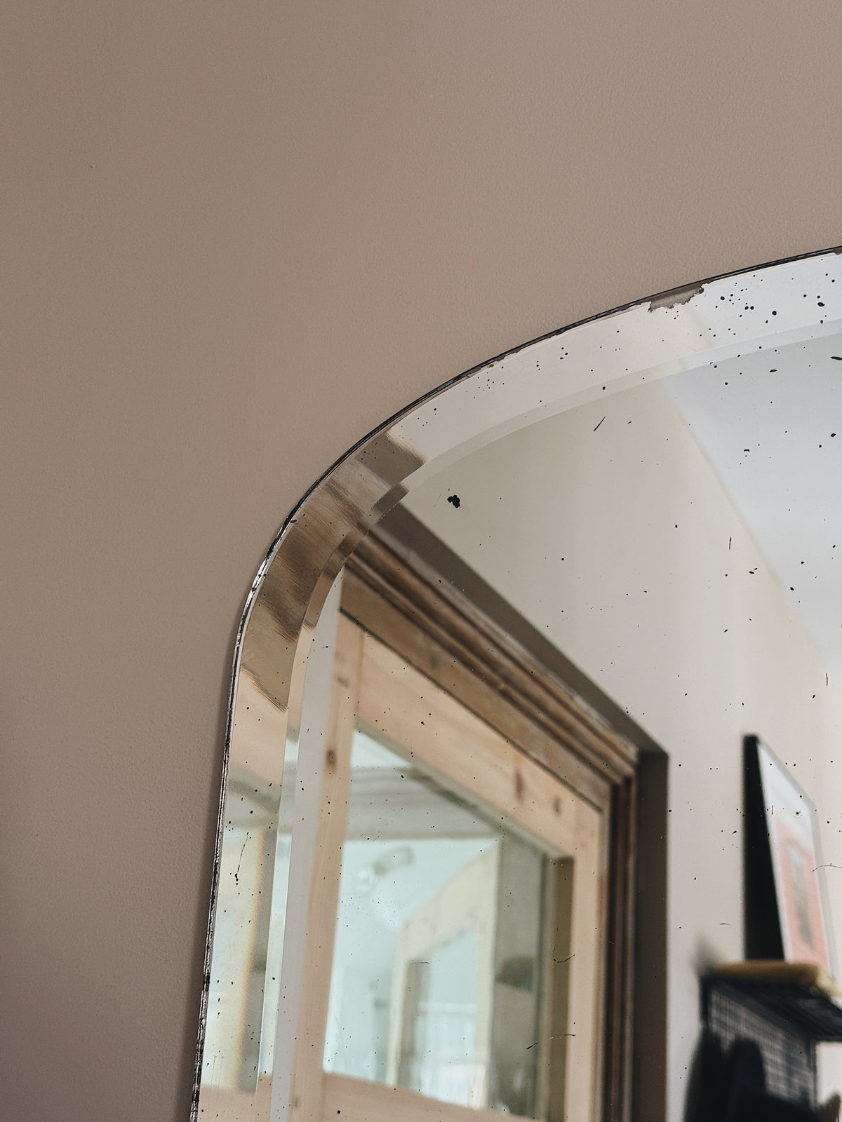 Miroir ancien biseauté — Pénélope