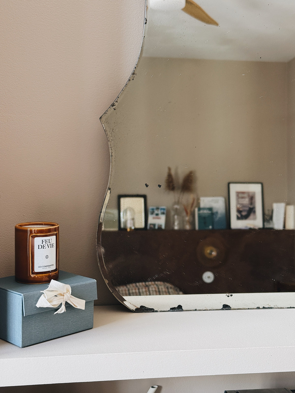 Miroir ancien biseauté — Ombeline