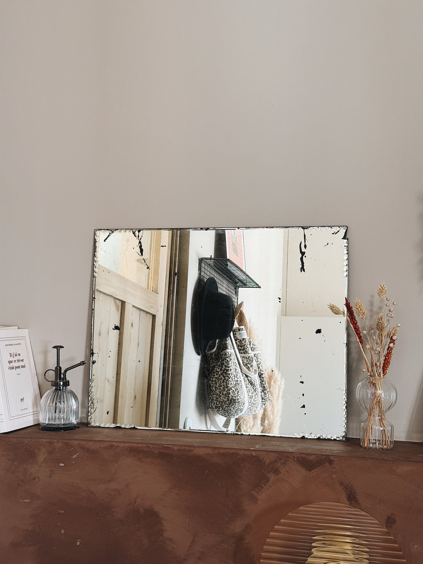 Miroir ancien biseauté — Violaine