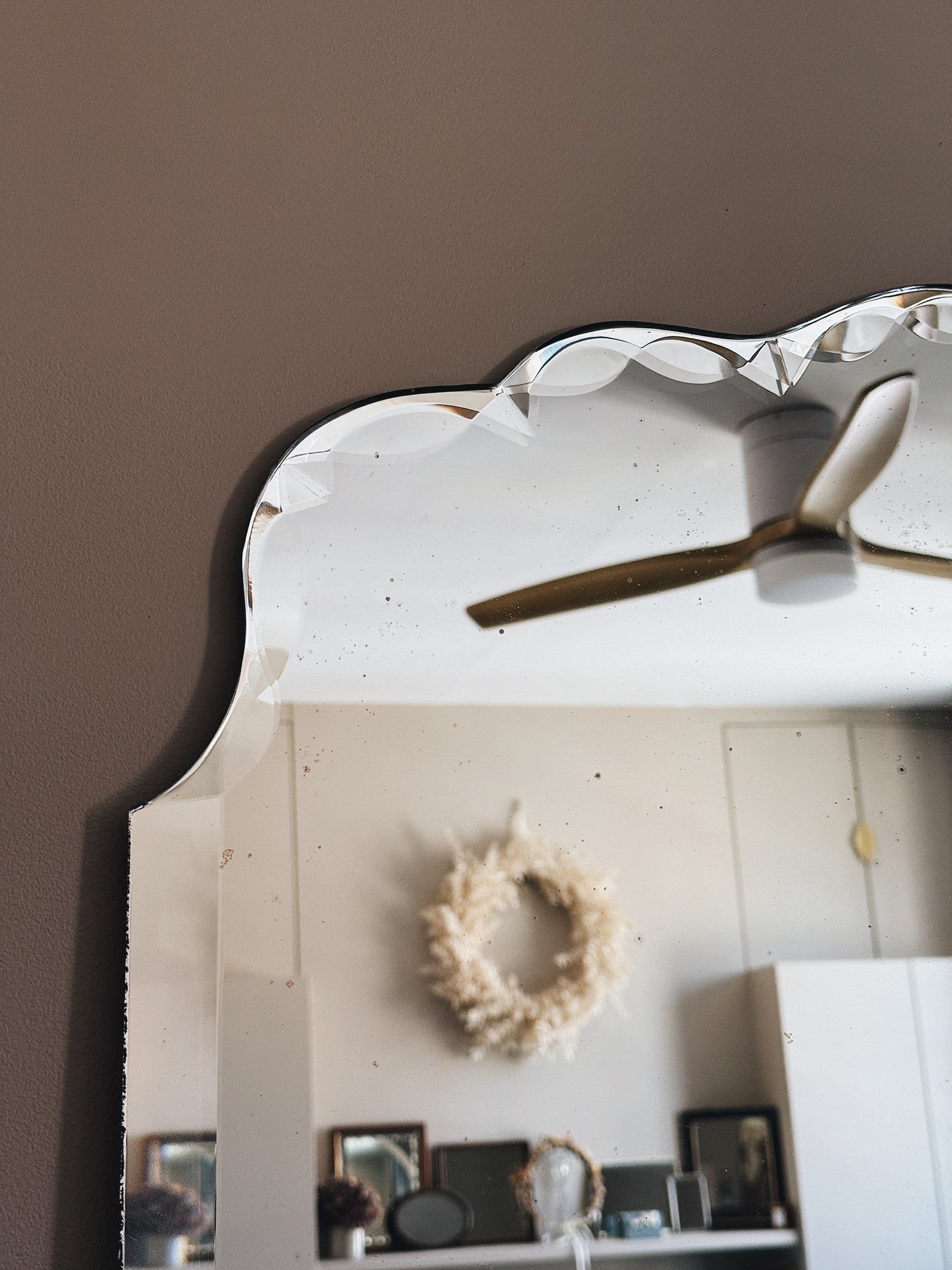 Miroir ancien biseauté — Samantha