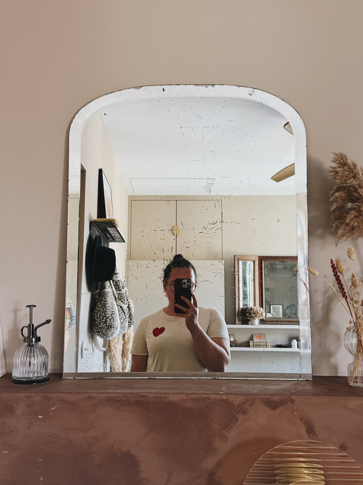 Miroir ancien biseauté — Pénélope