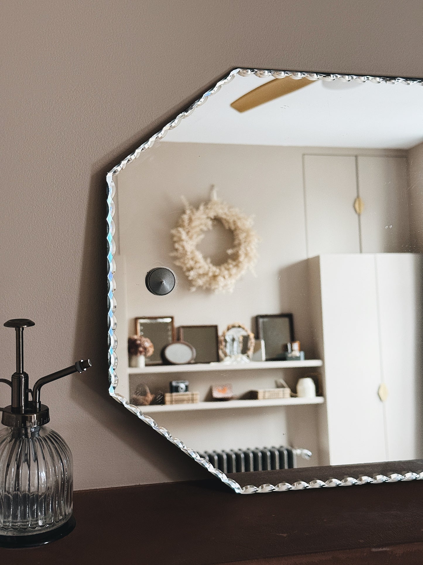 Miroir ancien biseauté — Aglaé