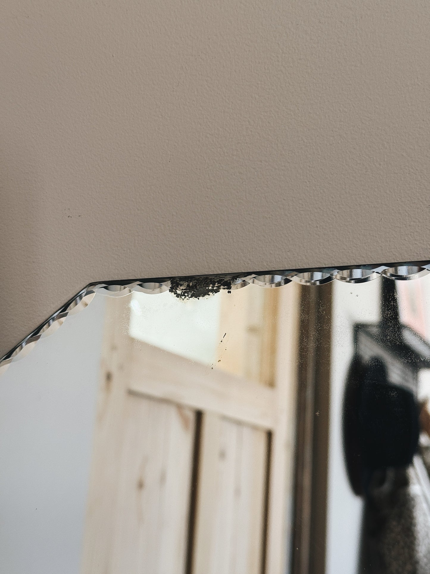 Miroir ancien biseauté — Edmée