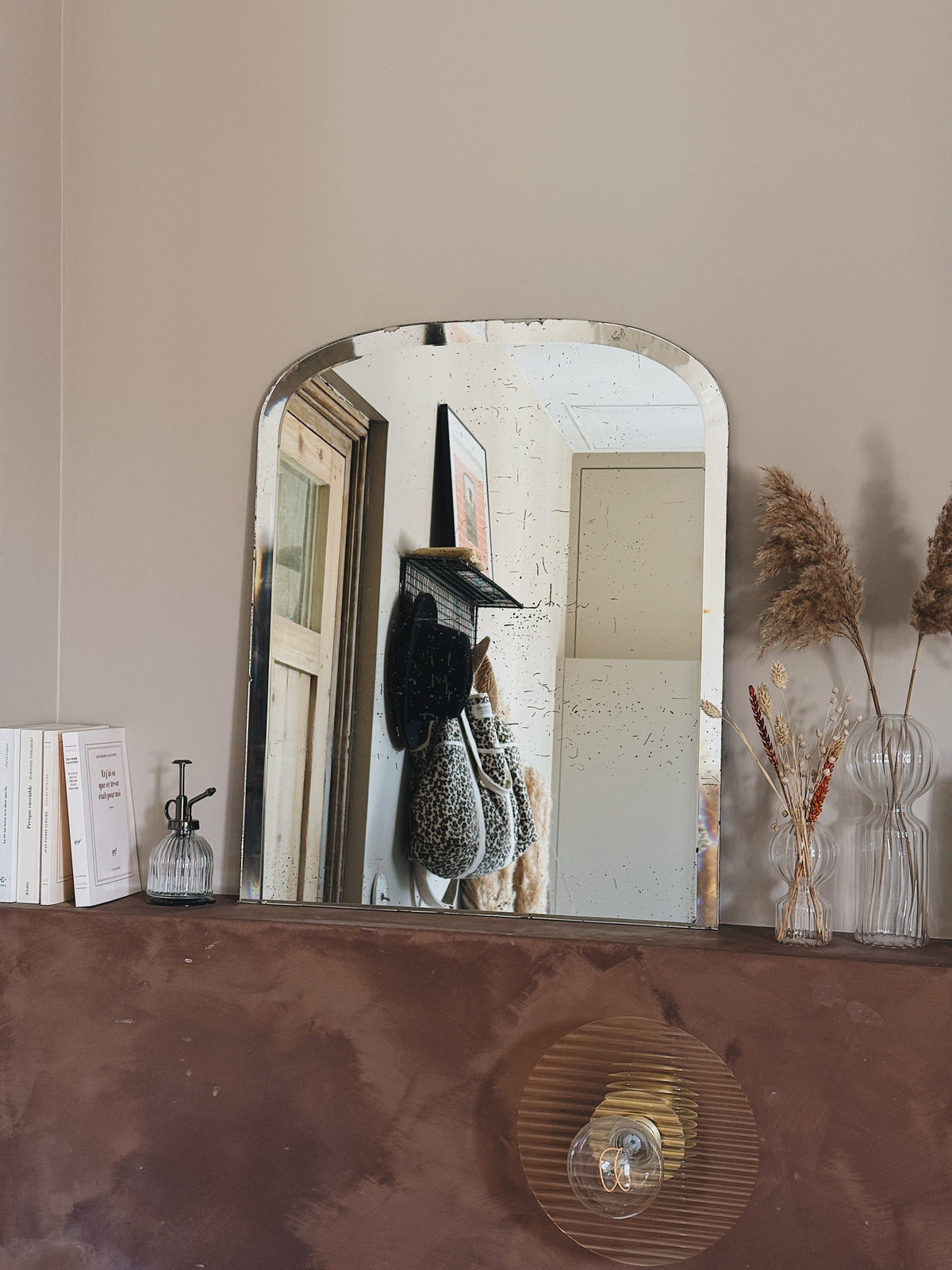Miroir ancien biseauté — Pénélope