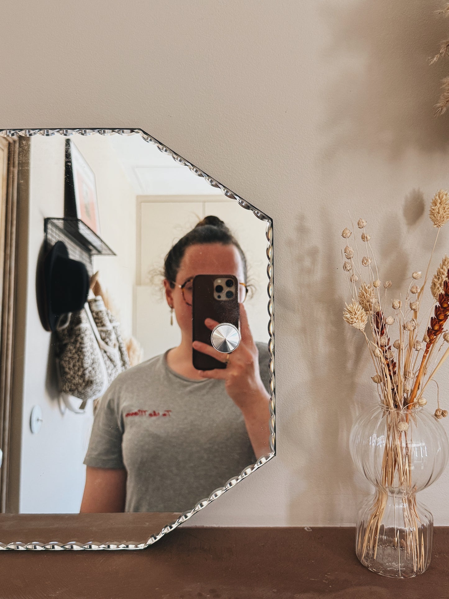 Miroir ancien biseauté — Edmée