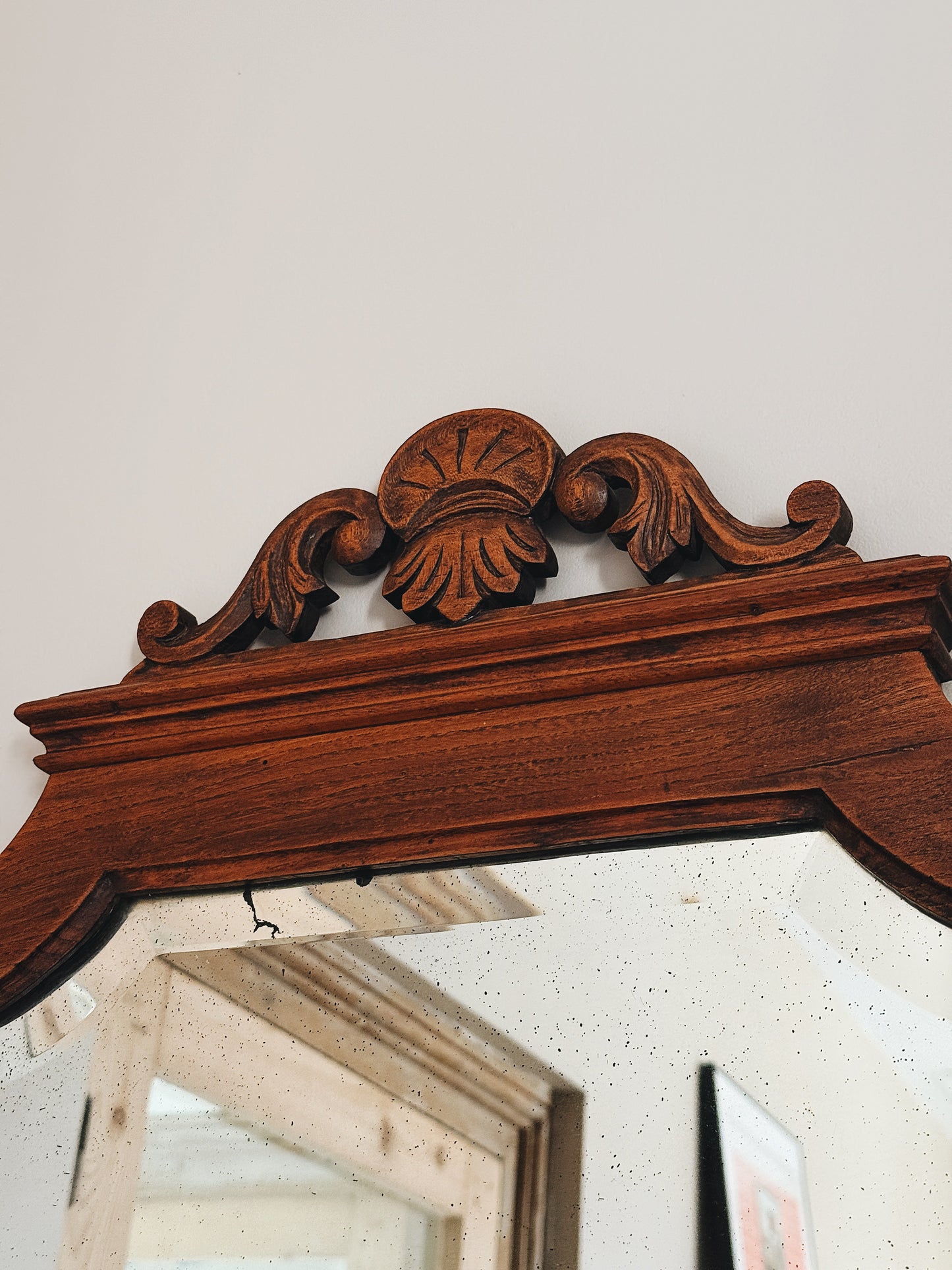 Miroir ancien biseauté — Laurette
