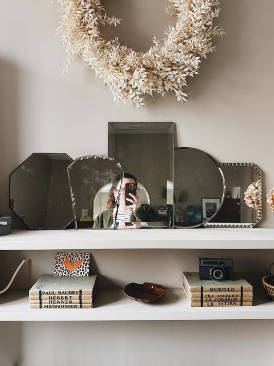 Miroirs anciens biseautés — Lysiane