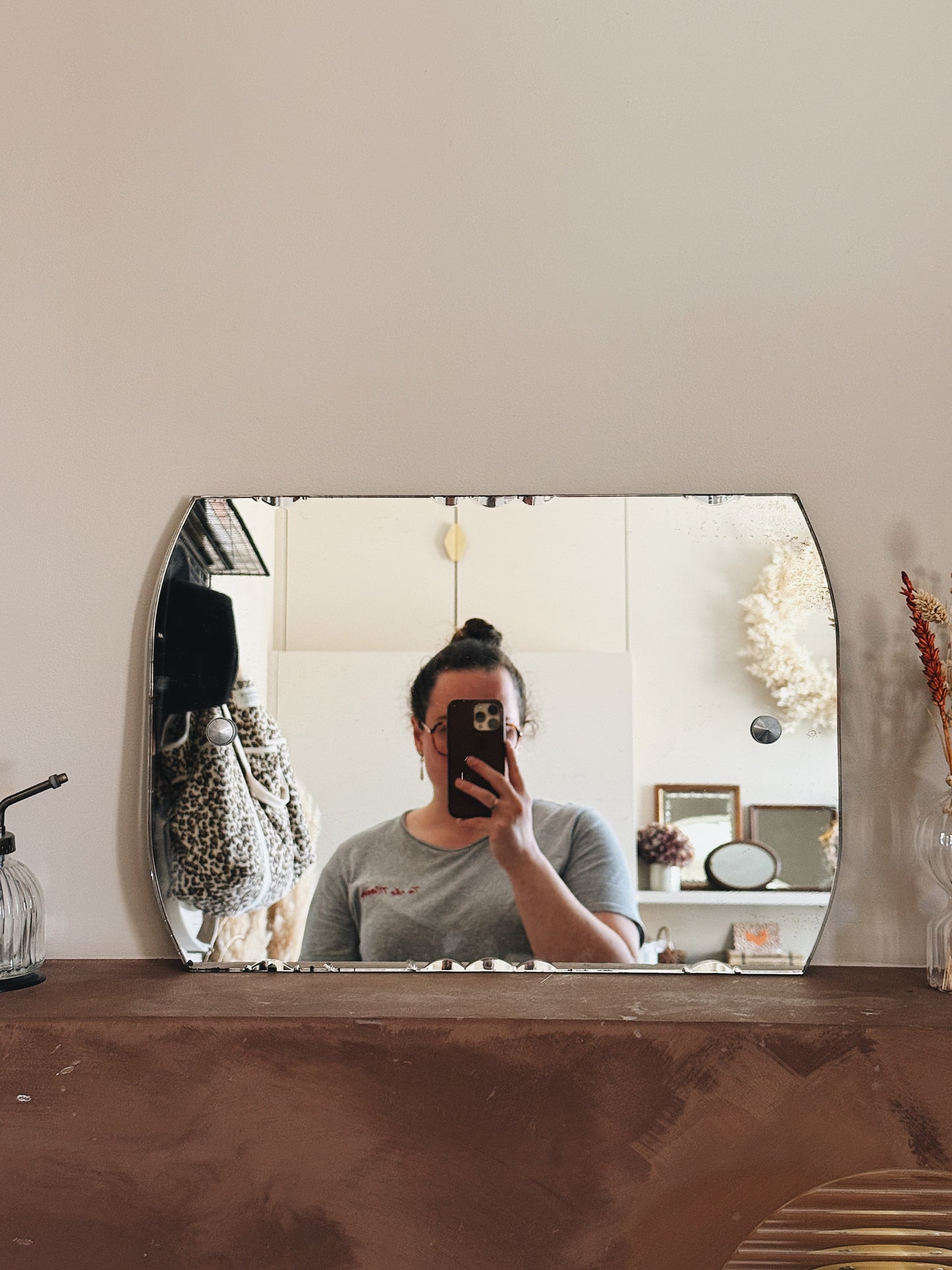 Miroir ancien biseauté — Béatrice