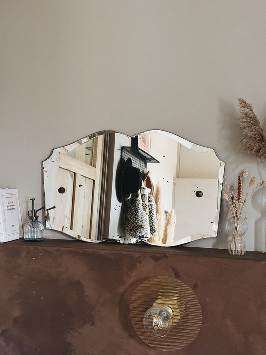 Miroir ancien biseauté — Hariette
