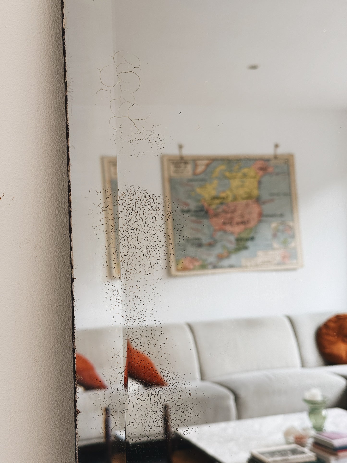 Miroir ancien biseauté — Séraphine
