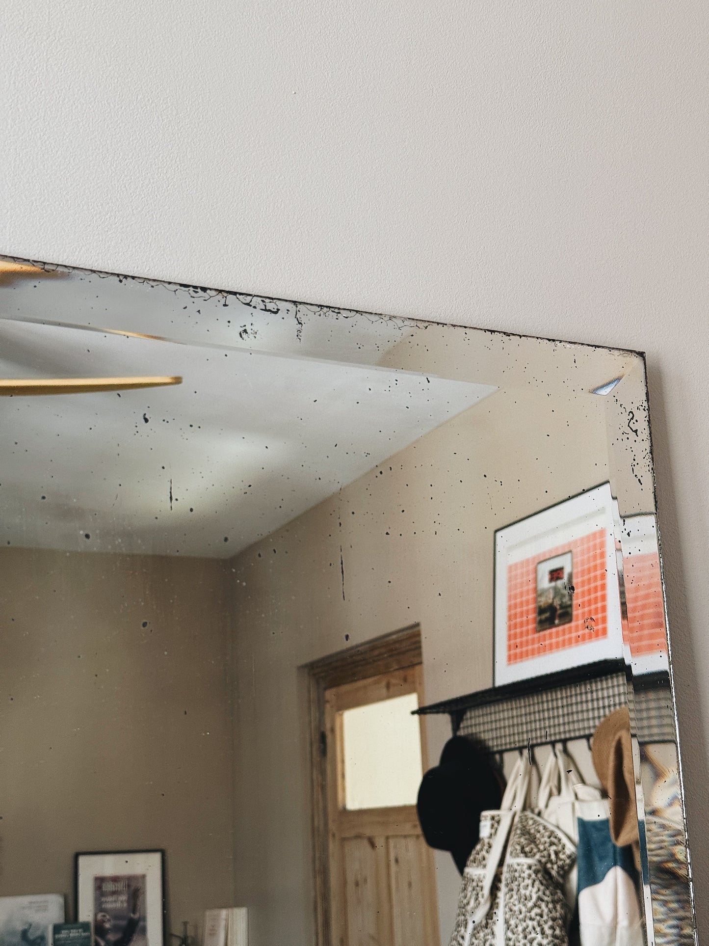 Miroir ancien biseauté — Sylvette