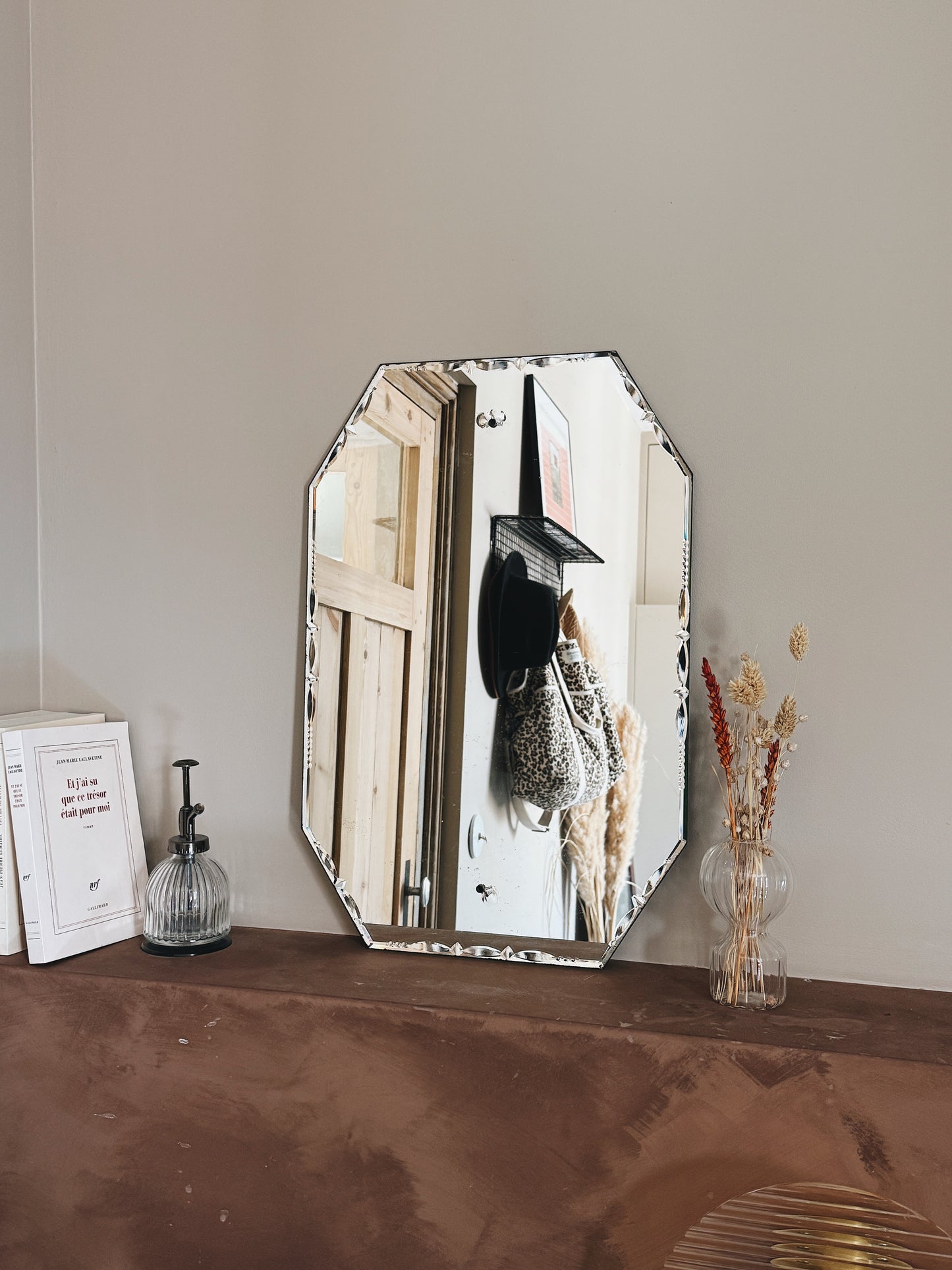 Miroir ancien biseauté — Charline