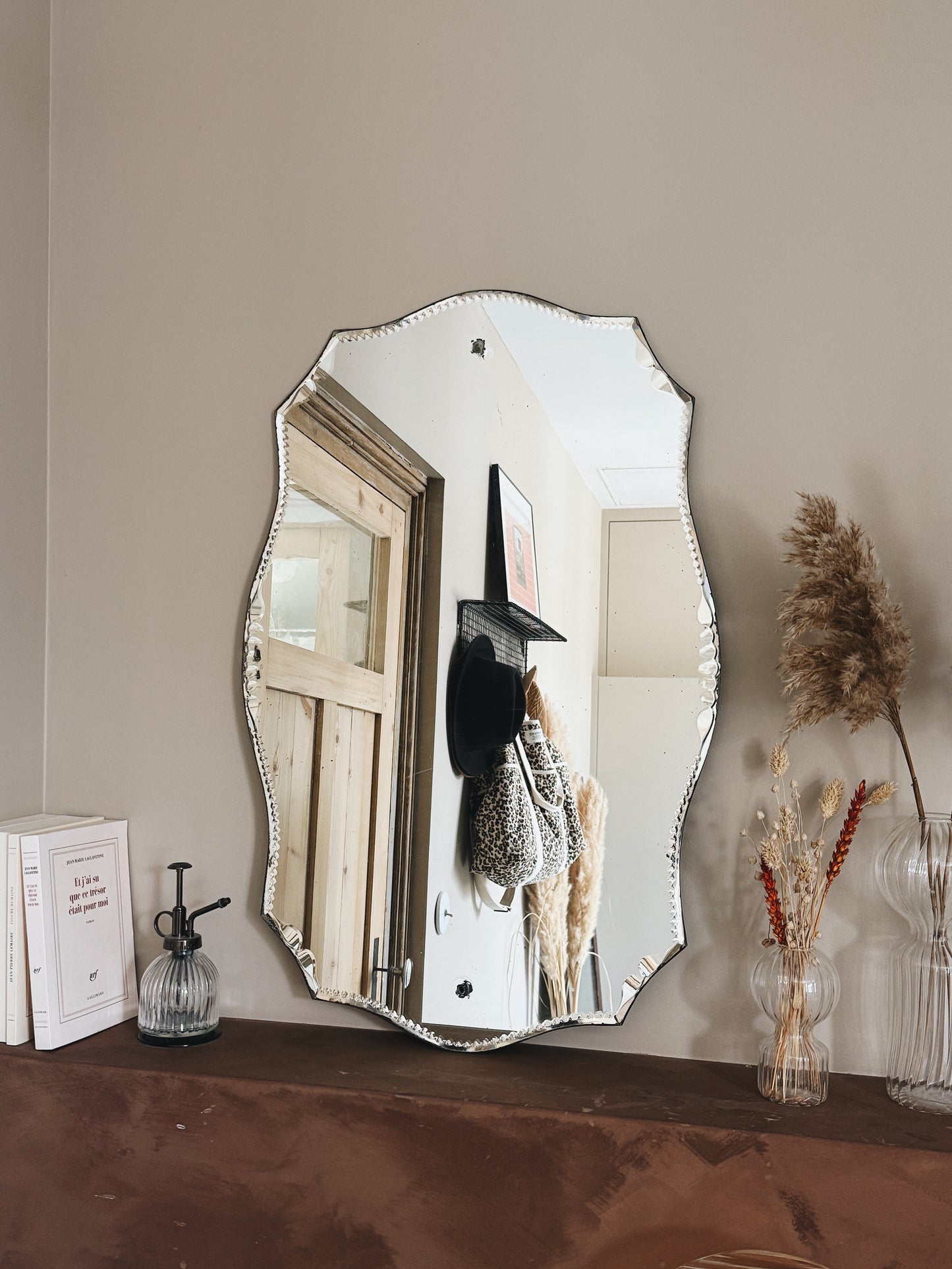 Miroir ancien biseauté — Sidonie