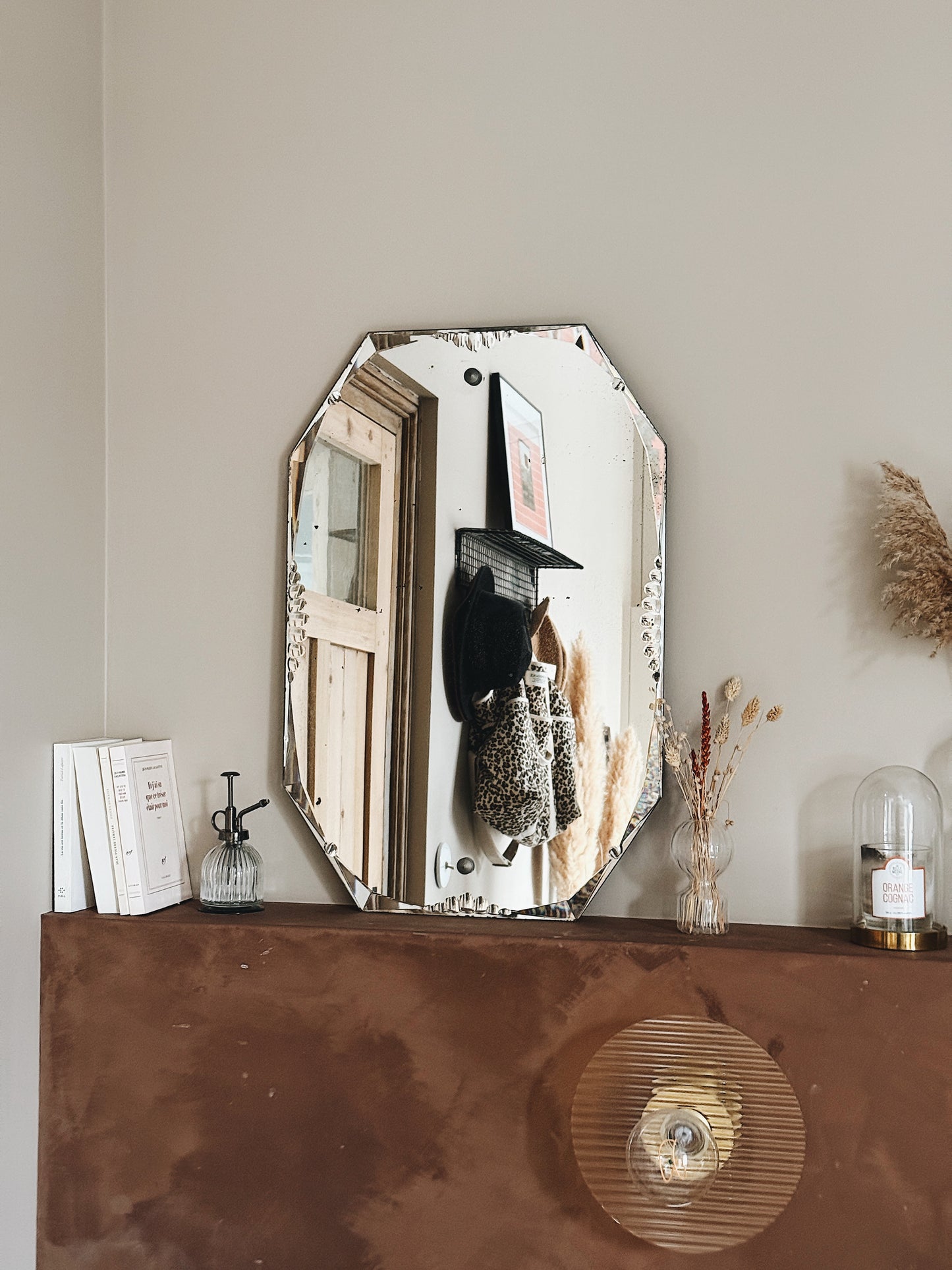 Miroir ancien biseauté — Léonide