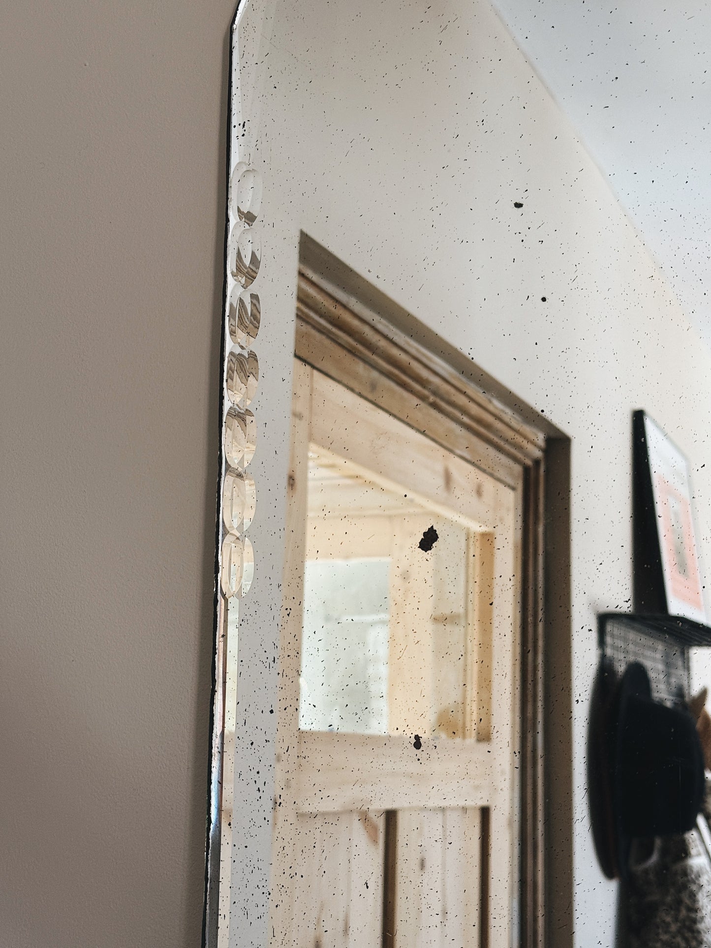 Miroir ancien biseauté — Eurielle