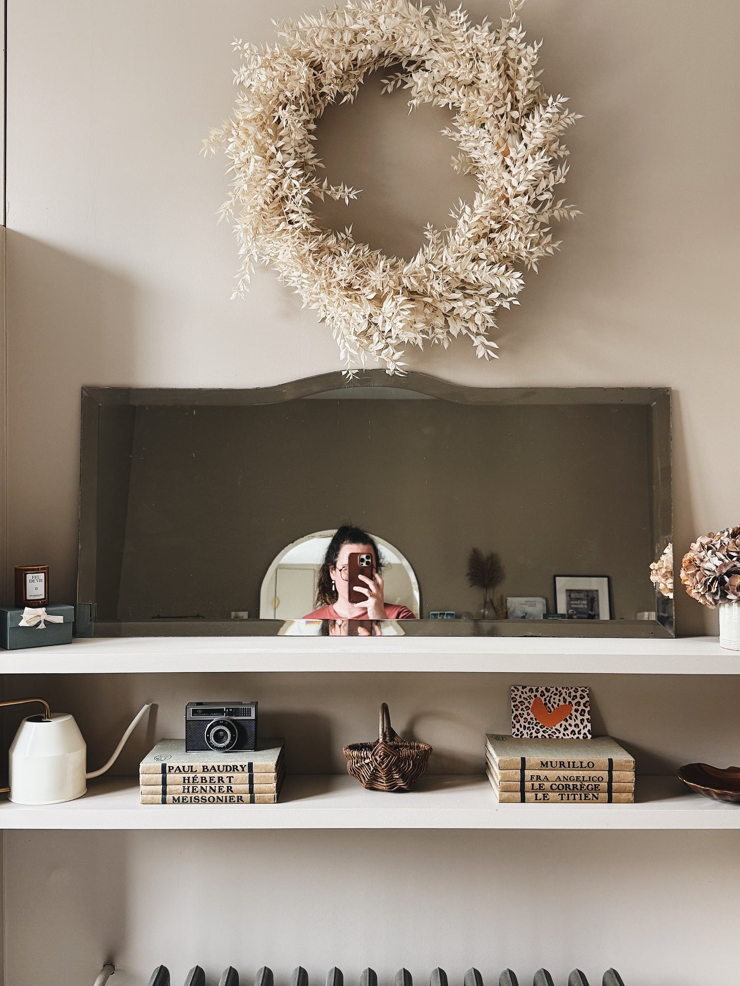 Miroir ancien biseauté — Félicienne
