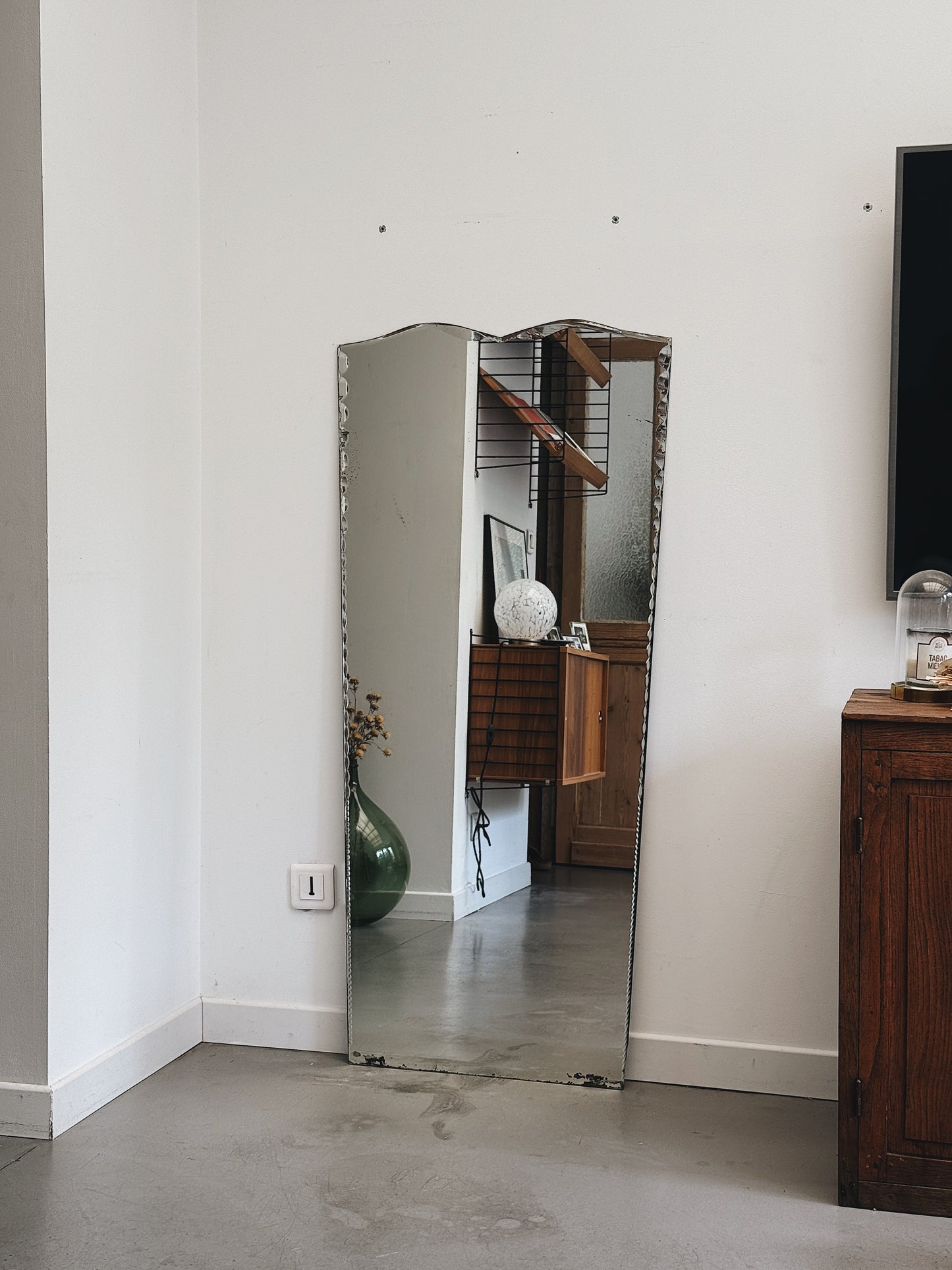 Miroir ancien biseauté — Simone
