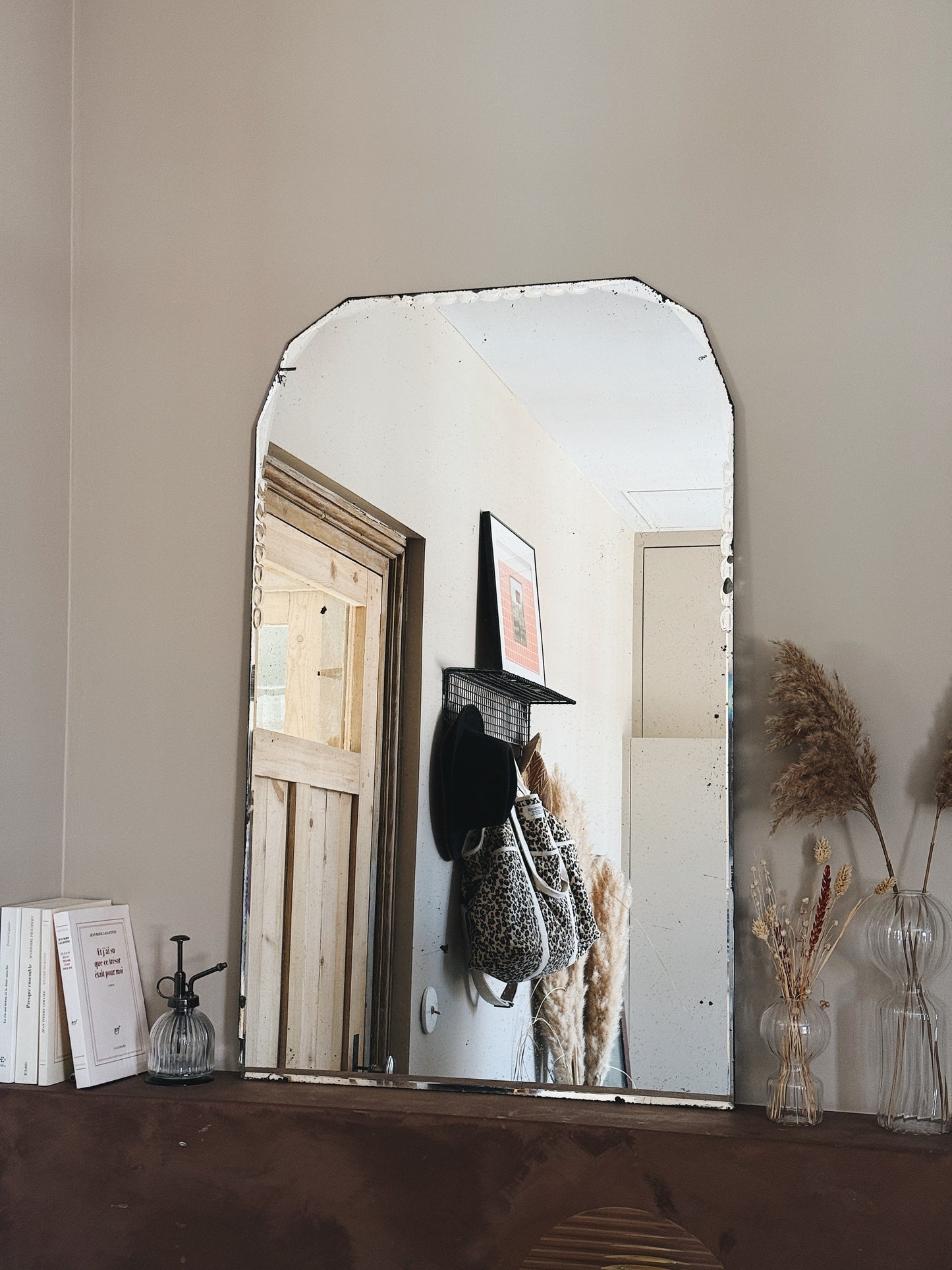 Miroir ancien biseauté — Eurielle