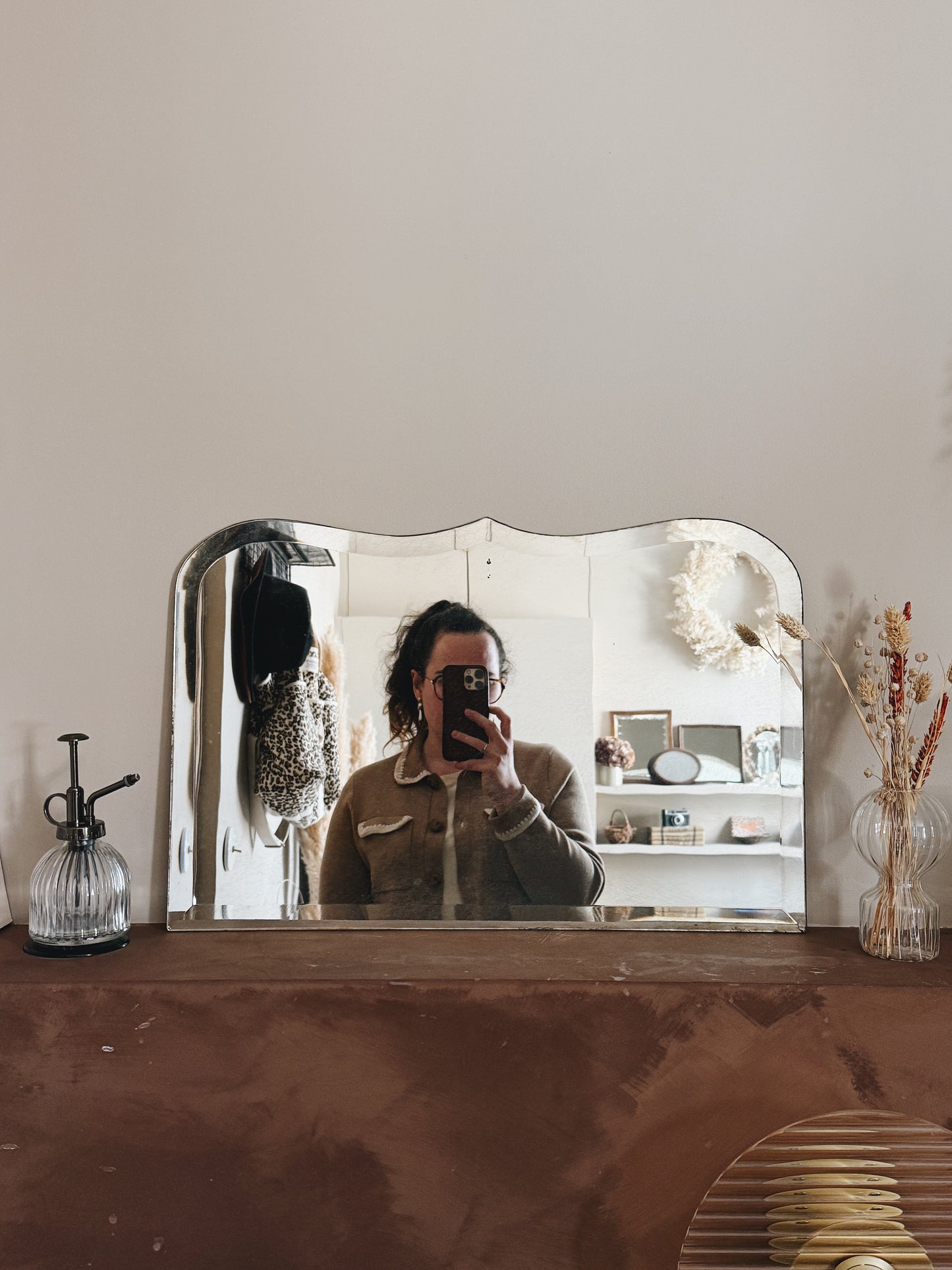 Miroir ancien biseauté — Adrielle