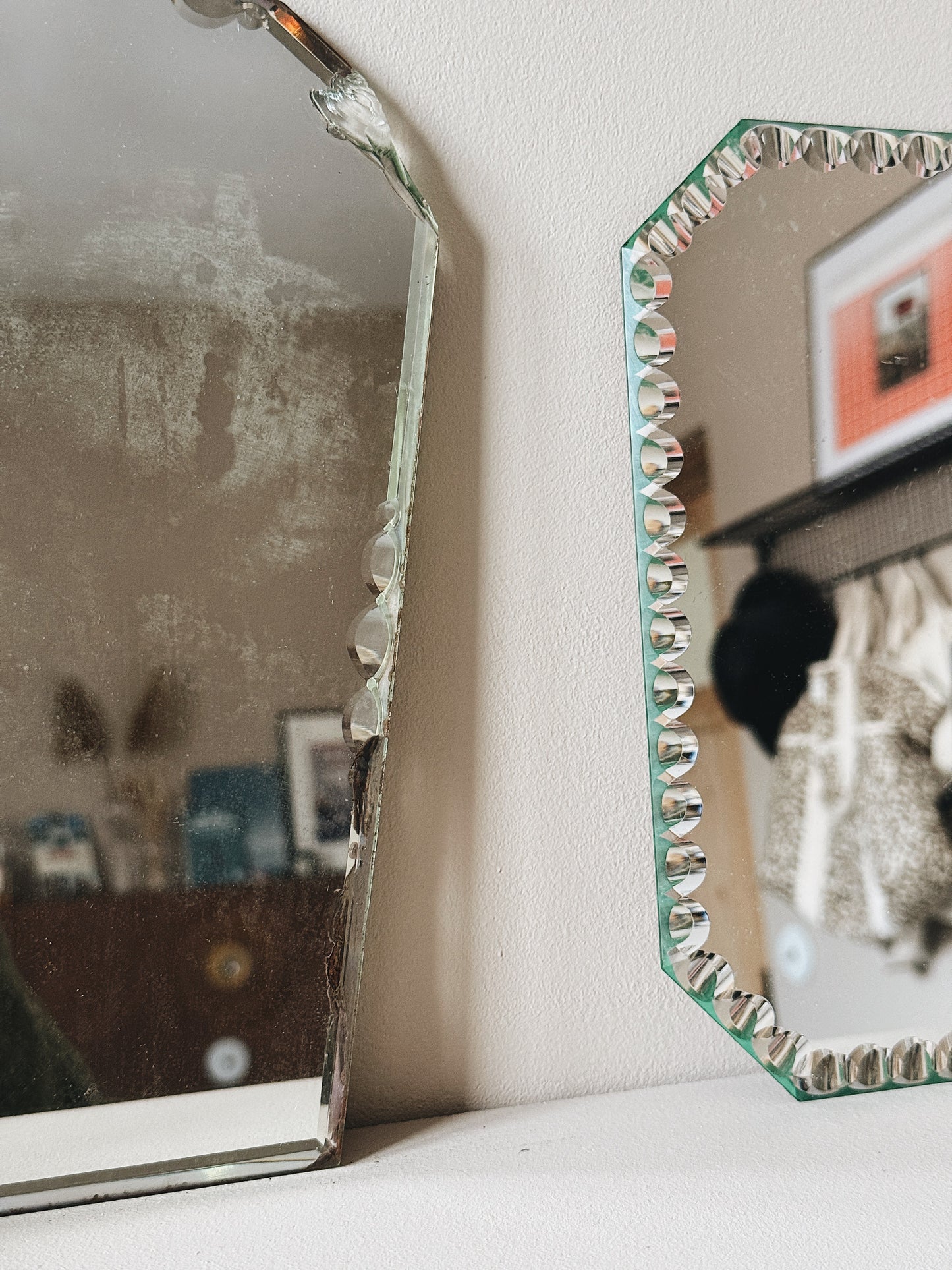 Miroirs anciens biseautés — Lysiane