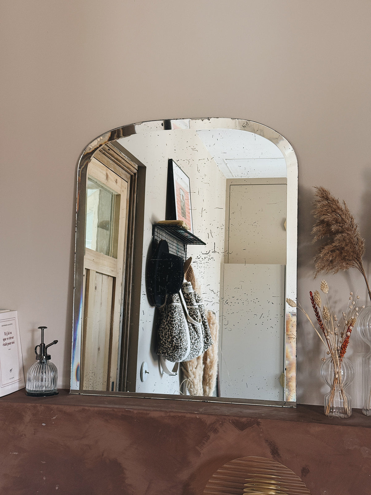 Miroir ancien biseauté — Pénélope