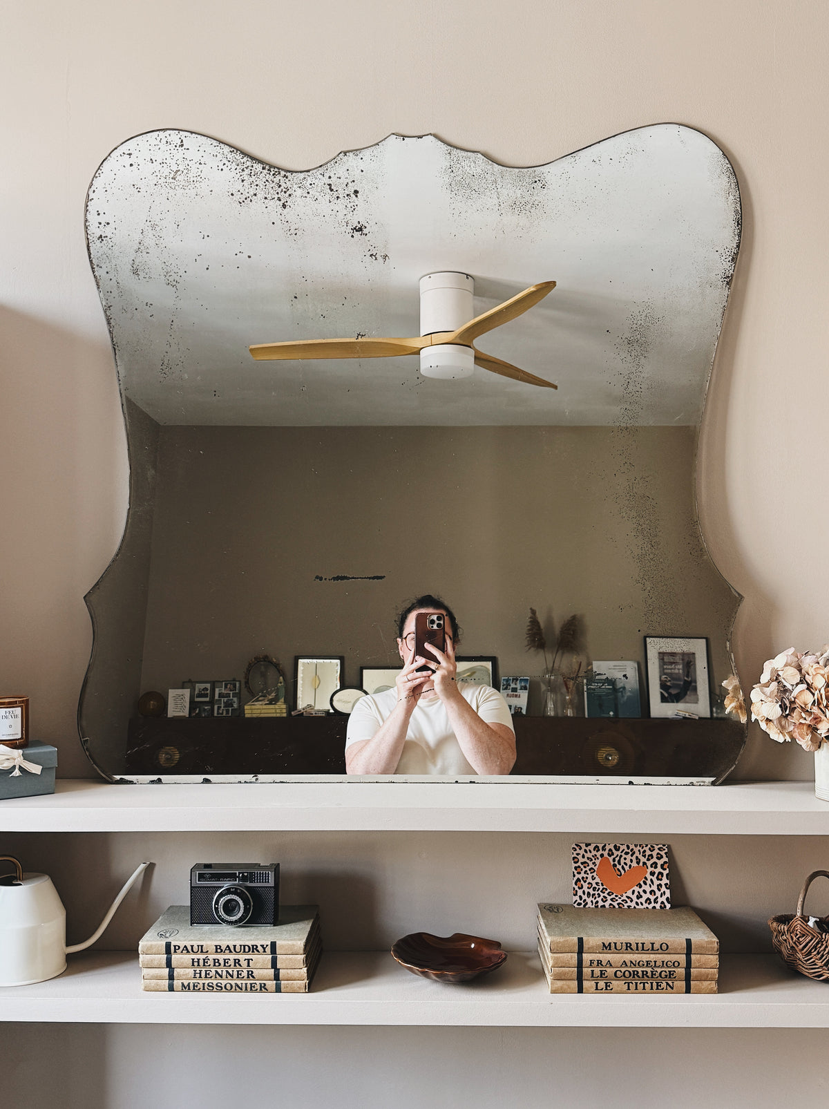 Miroir ancien biseauté — Ombeline