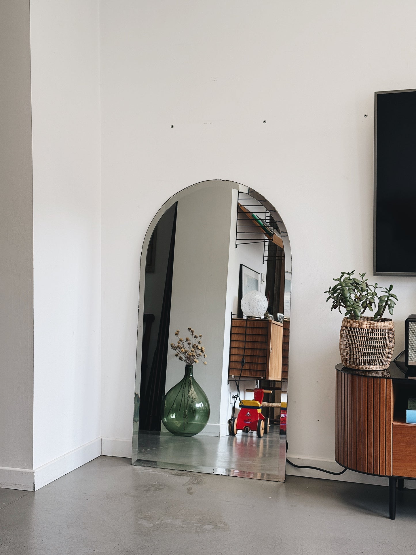 Miroir ancien biseauté — Marcelline