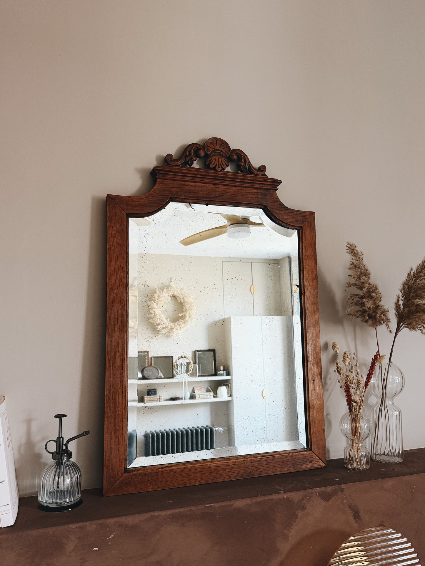 Miroir ancien biseauté — Laurette