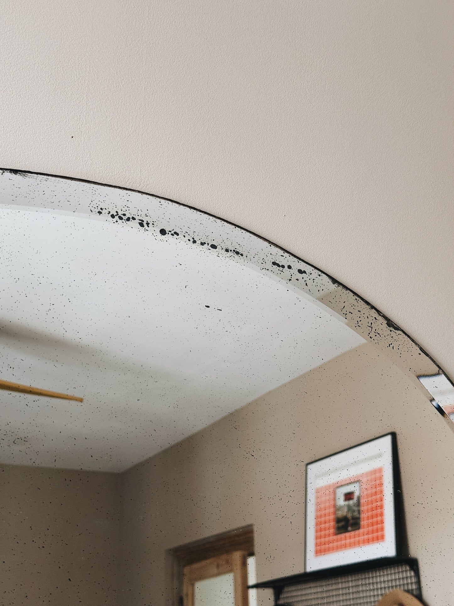 Miroir ancien biseauté — Léone