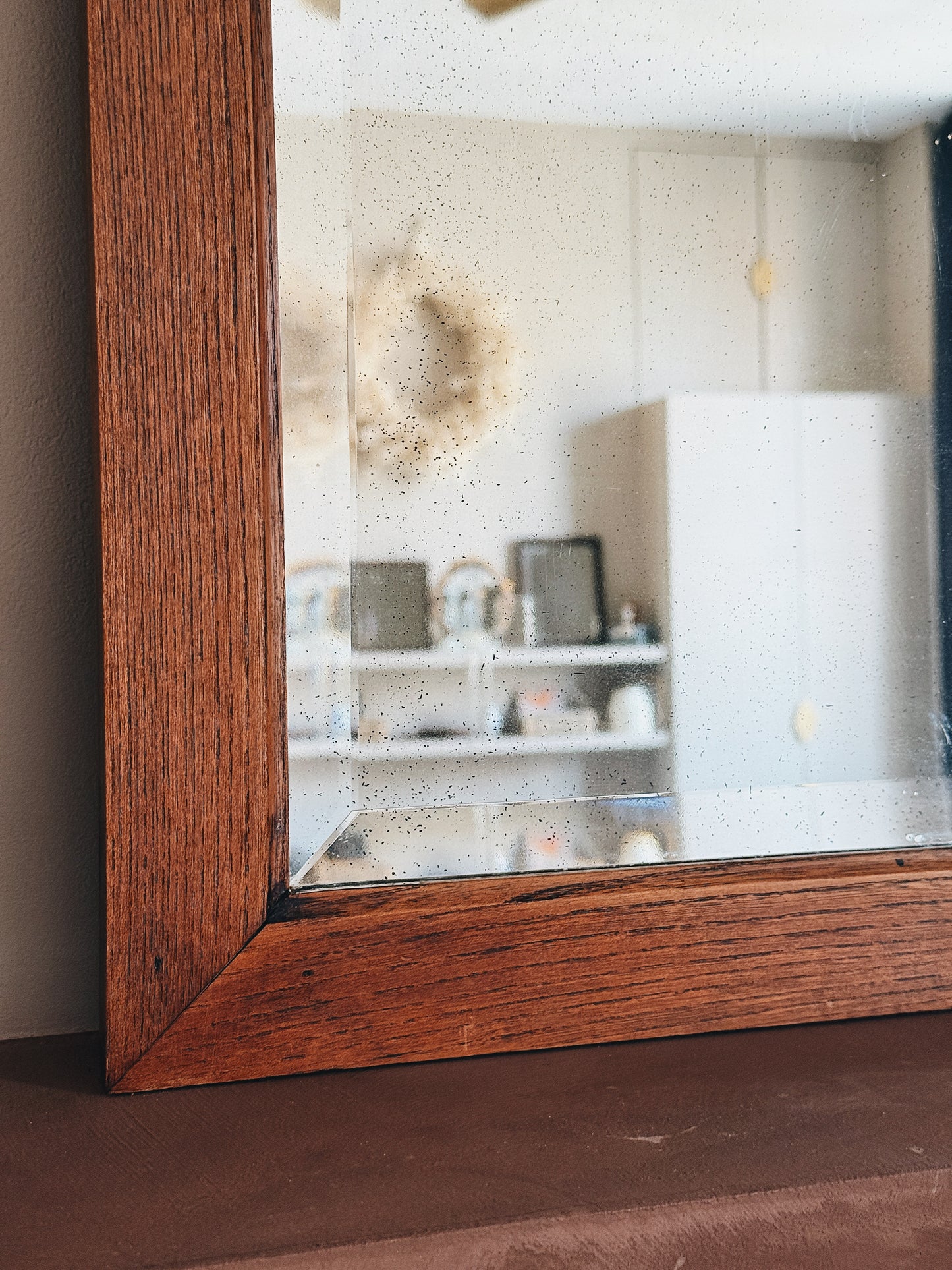 Miroir ancien biseauté — Laurette