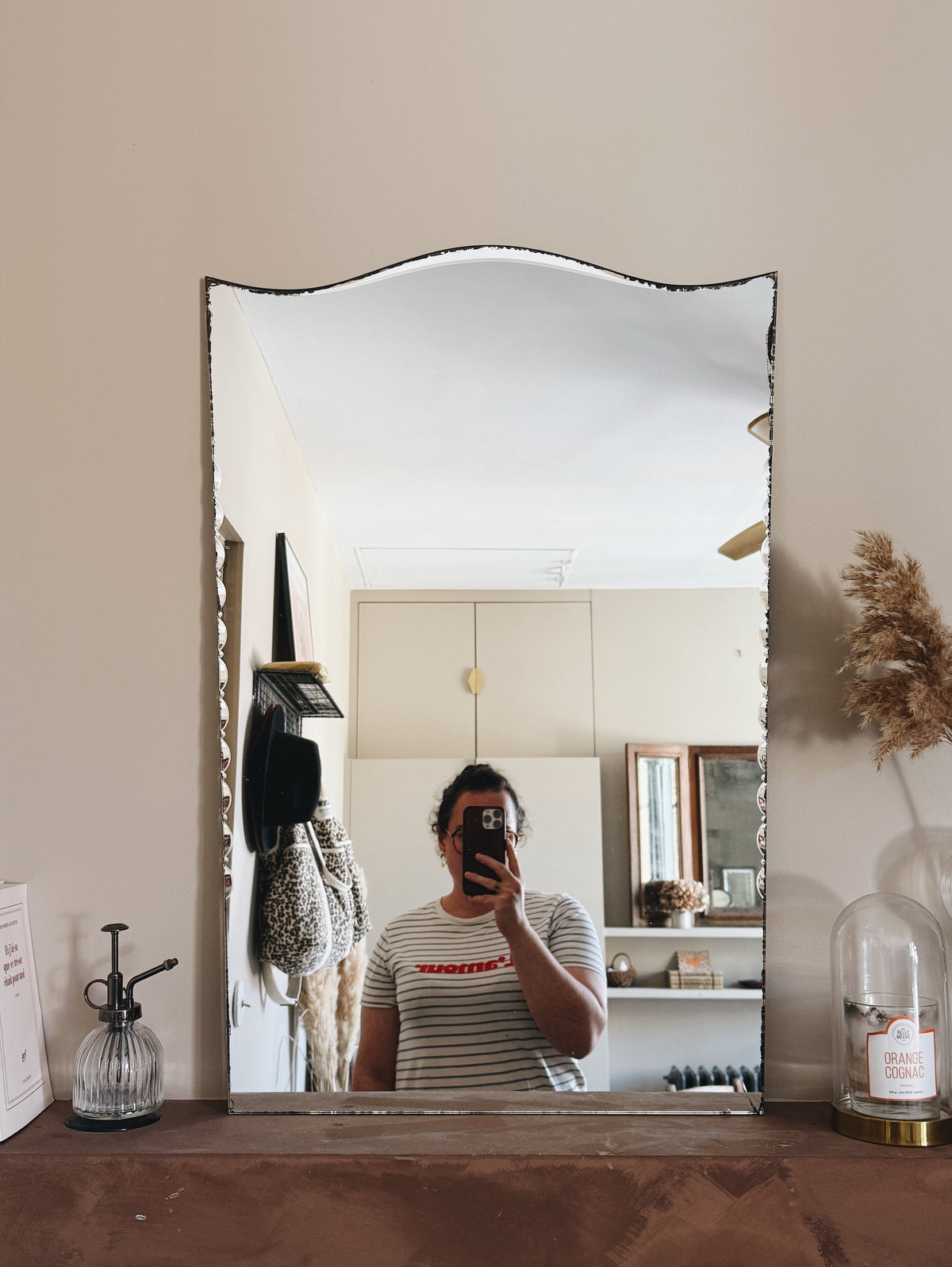 Miroir ancien biseauté — Candice