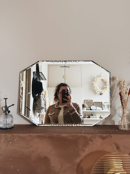 Miroir ancien biseauté — Salomé