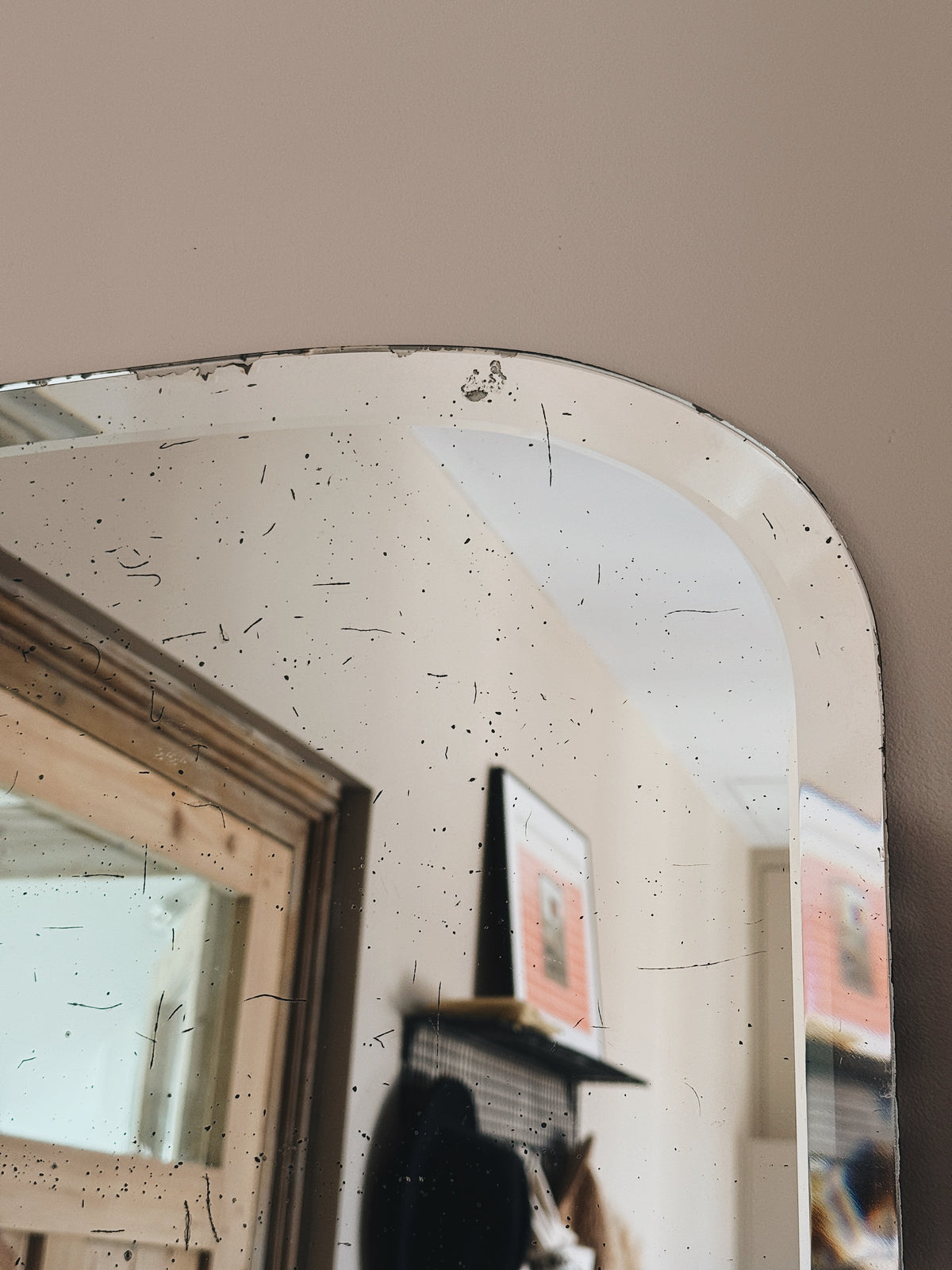 Miroir ancien biseauté — Pénélope
