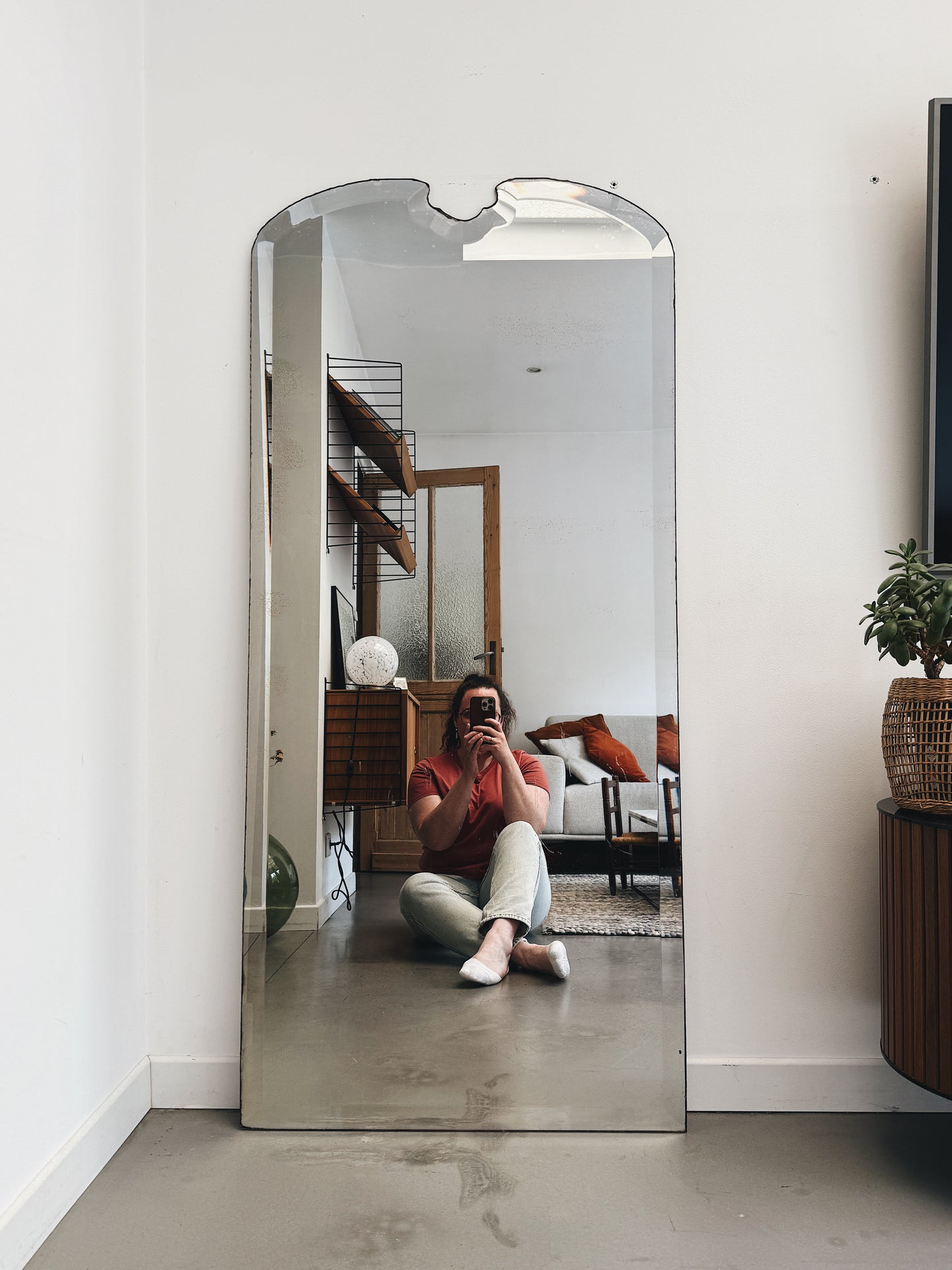 Miroir ancien biseauté — Séraphine