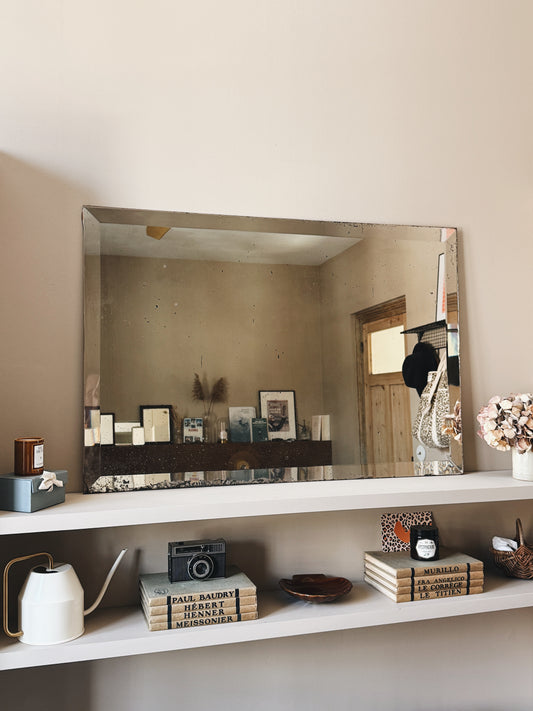 Miroir ancien biseauté — Sylvette